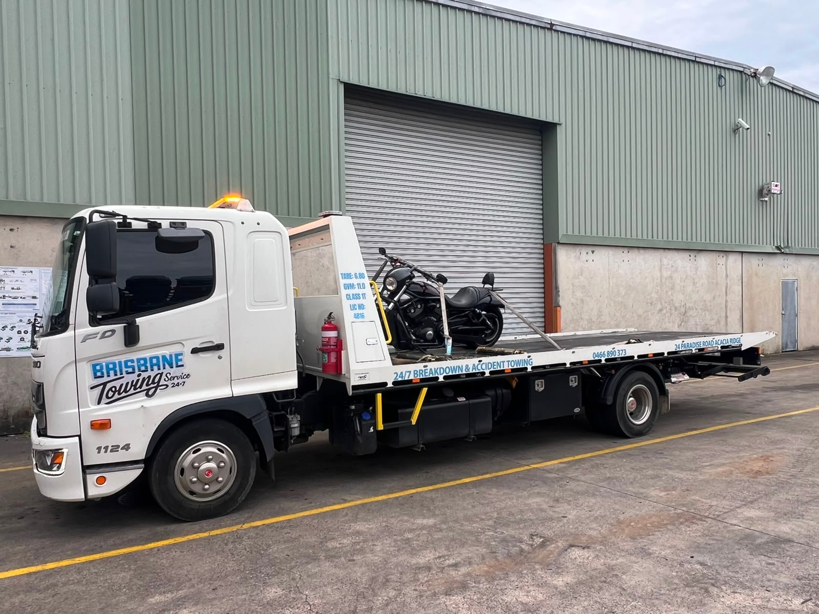 Motorcycle towing Brisbane